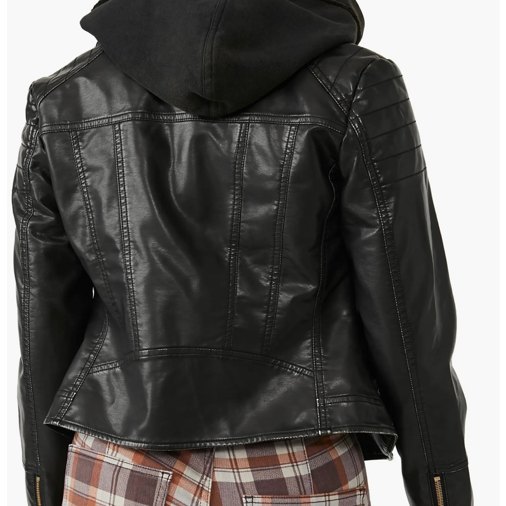 NWT Free People Vegan Leather Jacket - Picture 3 of 8